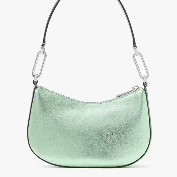 NWT Kate Spade Nina Metallic Shoulderbag - Picture 4 of 5